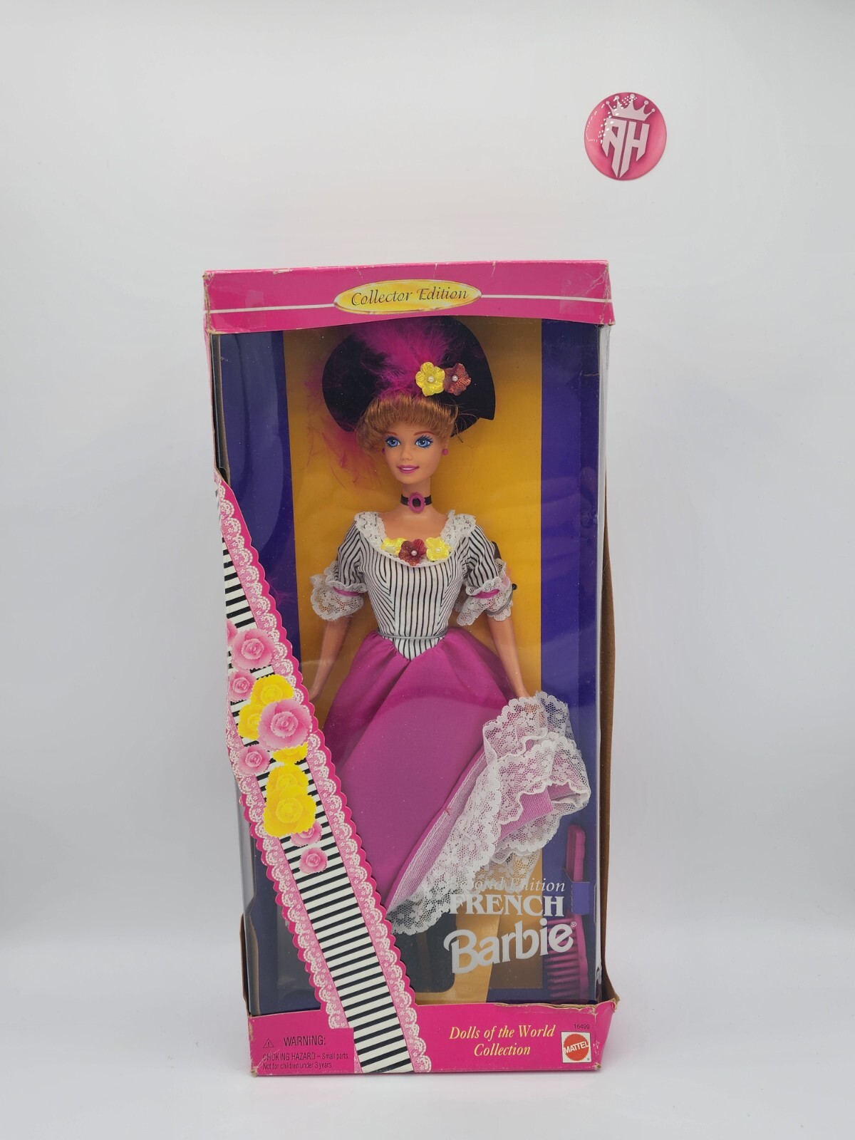 FRENCH BARBIE 1996 MATTEL COLLECTOR DOLLS OF THE WORLD DOLL NEW IN BOX NRFB