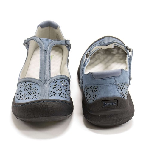 Womens Jambu Wildflower Flats Faux Leather Mary Jane Comfort Shoes NEW - Picture 19 of 23