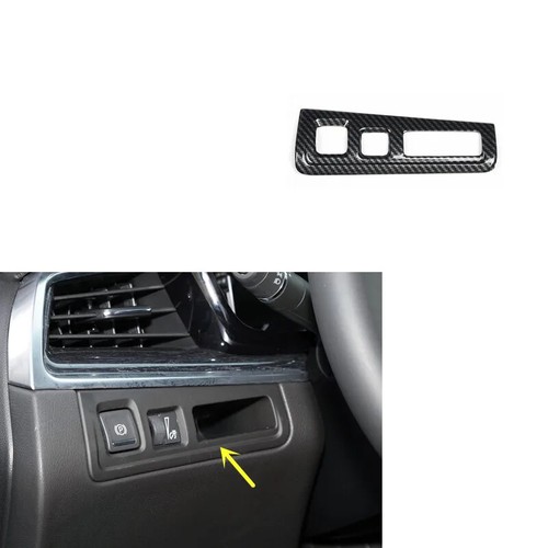 For Cadillac XT5 2016-2024 Plastic Carbon Fiber Console Gear Door Trims Stickers - Bild 11 von 34