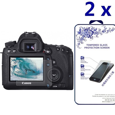2x Tempered Glass Screen Protector For Canon Eos 7d Mark Ii 70d 80d Ebay