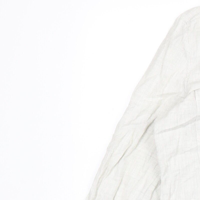 Warehouse Womens Green Polyester Basic Button-Up … - image 7