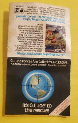 GI Joe Forces Are Called To A.C.T.I.O.N.Rare Catalog 1987 Hasbro