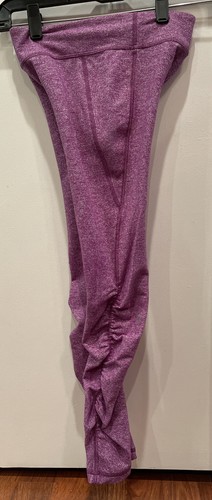 IVIVVA by Lululemon Dance Om Pant Ruched Legging Heathered Purple Rulu KID 7 - Picture 3 of 12