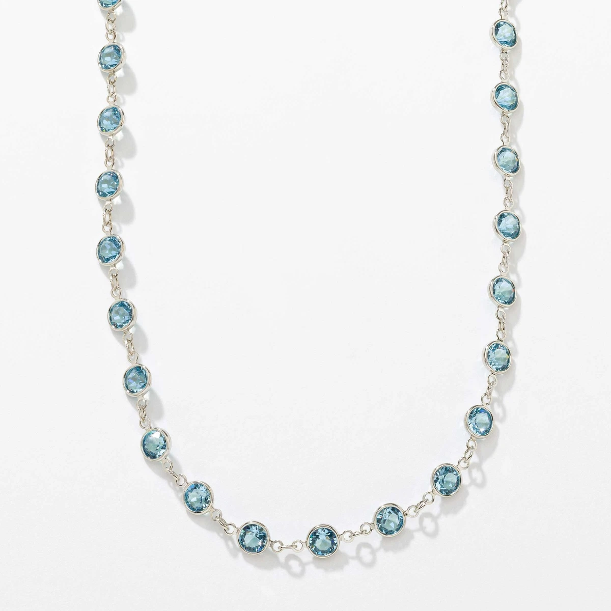 Touchstone Crystal Chanelle Necklace Aqua Ignite NEW Endless Possibilities
