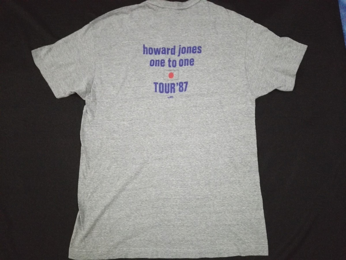 RARE VINTAGE 80s HOWARD JONES One to One T SHIRT Paper Thin RARE VINTAGE 80s HOWARD JONES One to One T SHIRT Paper Thin