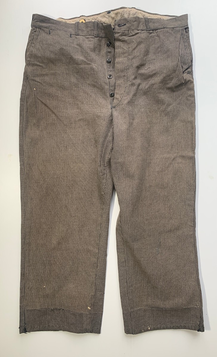 VINTAGE 1940's LEE JEANS WORK PANTS ENGINEER STRIPE VINTAGE 1940's LEE JEANS WORK PANTS ENGINEER STRIPE