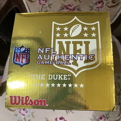 記念グッズ Wilson NFL AUTHENTIC GAME BALL THE DUKE Wilson 