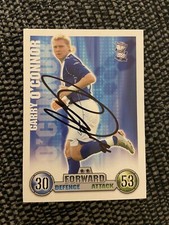 GARY O&rsquo;CONNOR - BIRMINGHAM CITY FOOTBALL SIGNED MATCH ATTAX CARD