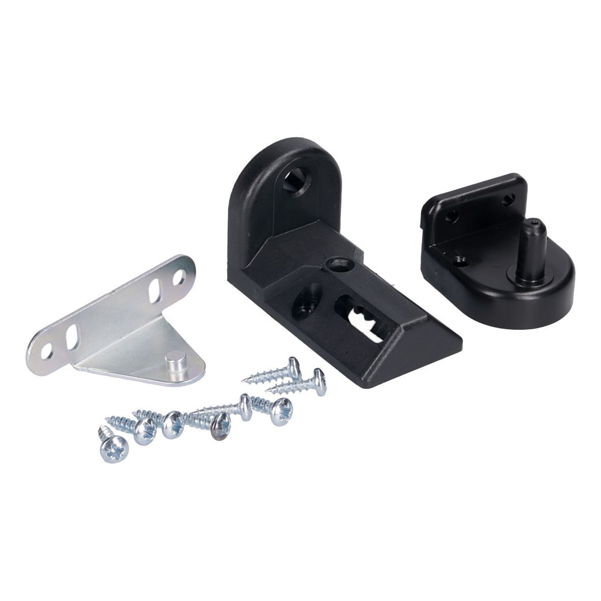 Hailo 1138699 Befestigungssatz schwarz für EinbauAbfallsammler  