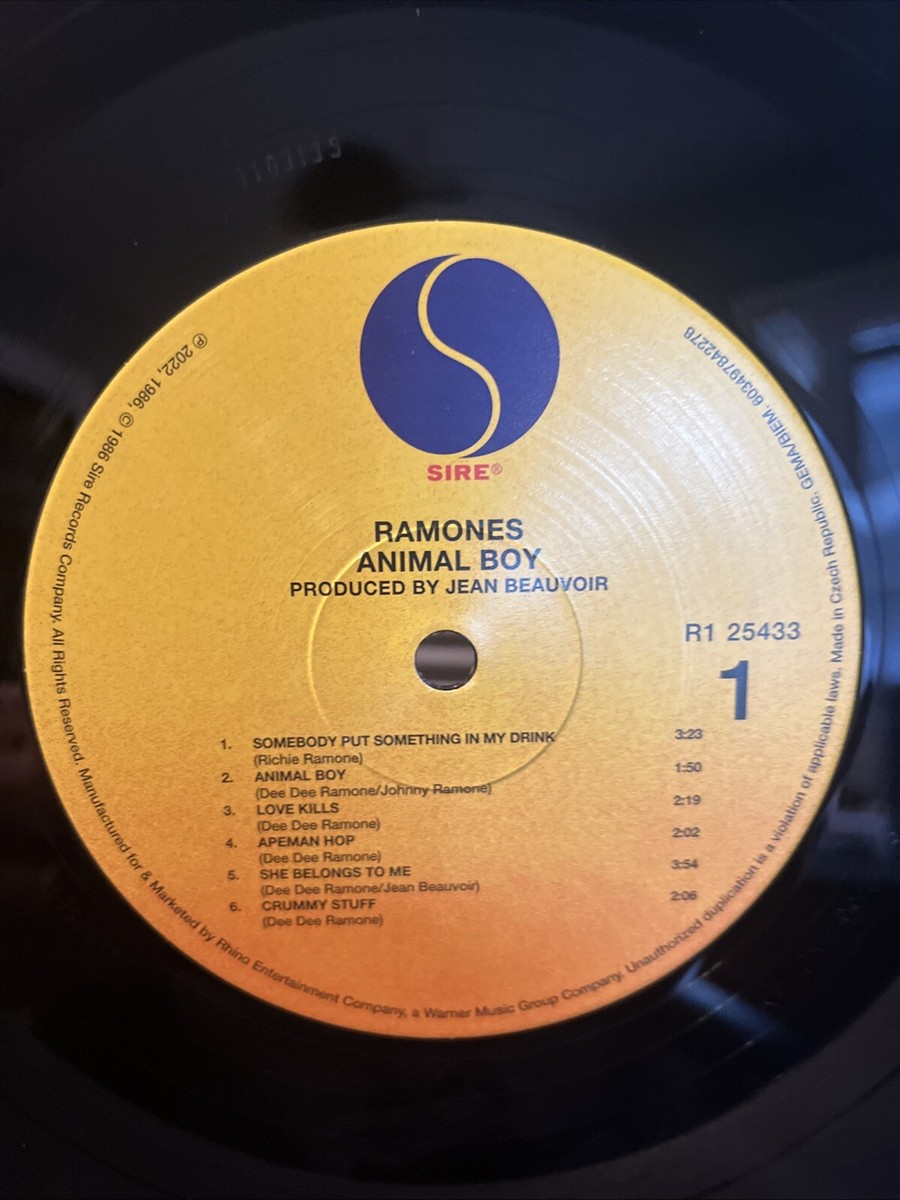未開封！ RAMONES ANIMAL BOY レコード 未開封！ RAMONES ANIMAL BOY レコード Animal Boy [Vinyl LP