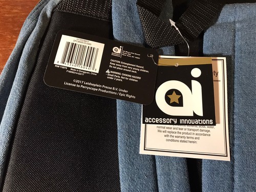 AC/DC Rucksack blau mit Goldrand 17" NEU Zubehör Innovationen  - Bild 4 von 7