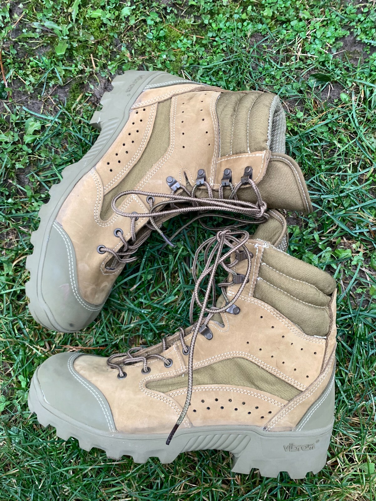 Bates Hiking Mountain Combat Boots Mens 12.5R Militar… Gem