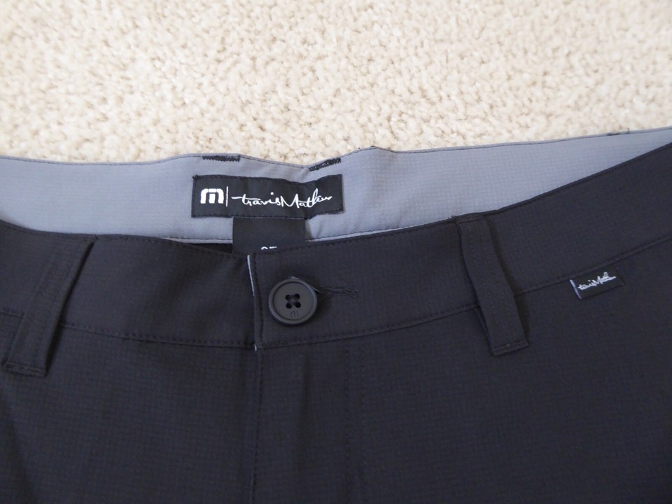 Travis Mathew Men's Black Golf Casual Shorts Size 35 eBay