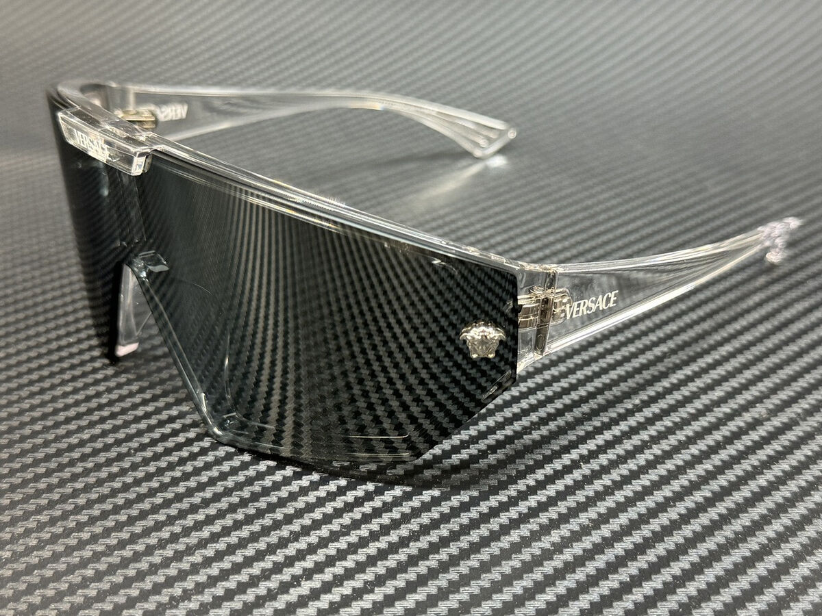 VERSACE VE4461 148 6V Crystal Silver Mirror 70 mm Unisex VERSACE VE4461 148 6V Crystal Silver Mirror 70 mm Unisex