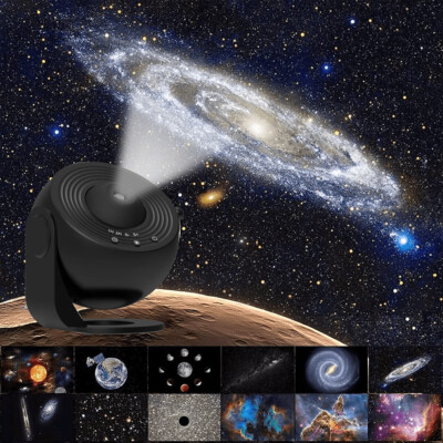 12in1 Planetarium Projector Galaxy Starry Sky Night Light Rotating Star LED Lamp