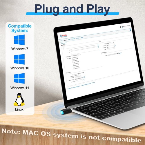 Clé WiFi pour pc AX900 WiFi 6 Carte WiFi USB Double Bande 5GHz 2.4GHz Clé USB... - Photo 5/7