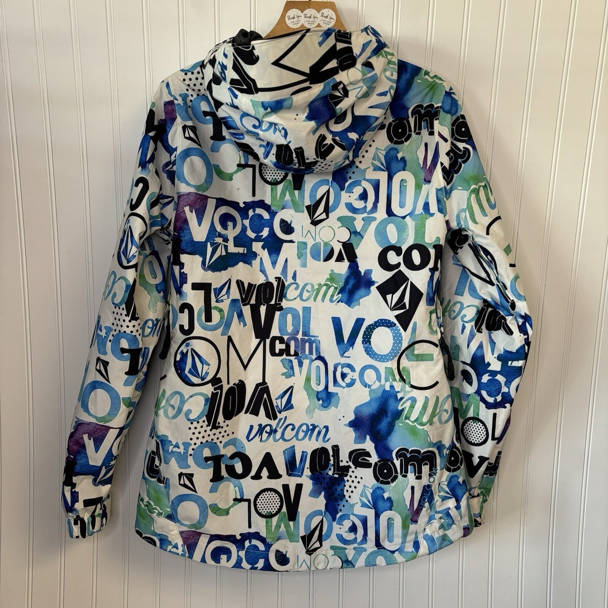 Volcom Snowboard Stone Jacket Womens Small EQS Goretex Let