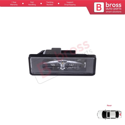 Rear Bumper LED License Plate Light Lamp Assy for Renault Nissan Opel Infiniti - Picture 3 of 10