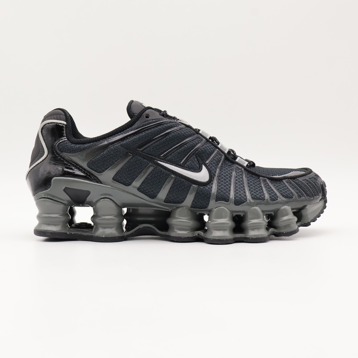 FV0939-001 Nike Shox TL Black Metallic Silver Iron Grey