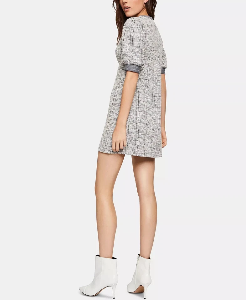 BCBGeneration Women's Pleated Short Sleeve Pleated Knee Length Dress - Image 2 of 4