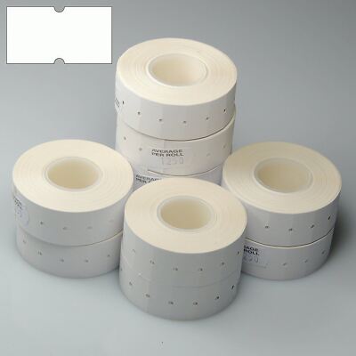 20.000 weiße permanente 22 mm x 12 mm (21 mm x 12 mm) CT1 Preisauszeichner Etiketten 20 Rollen