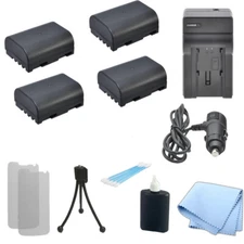 4 DMW-BLF19 Battery, Home/Car Charger for Panasonic DMC-GH3 CF-GPH3 DDMC-GH4