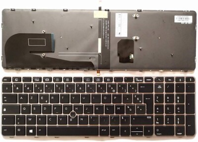 Clavier AZERTY Français Rétroéclairé Pour HP EliteBook 1040 G5/G6 - Neuf, Connectivité Filaire
