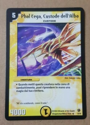 Duel Masters Phal Eega, Dawn Guardian Custode Dell'Alba ITA Italiano Mint new