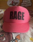 vintage rage against the machine Pink Trucker Hat