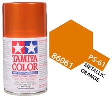 Tamiya 86061 PS-61 Metallic Orange Polycarbon...