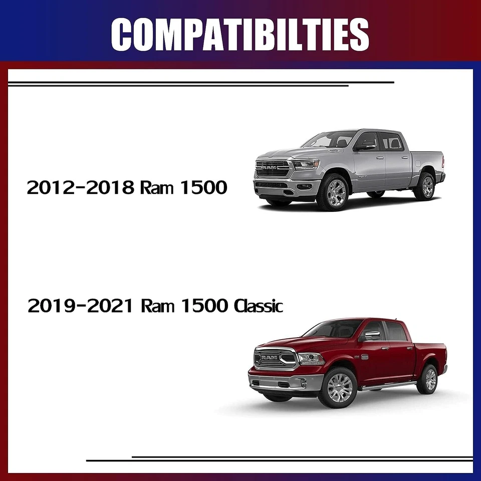 Espaciadores de rueda 5x5,5 2 pulgadas para Dodge RAM 1500 2012-2018 2013 2014 2015 2016 2017 Foto 2 de 4