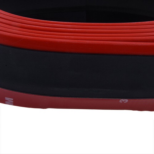 Protector de falda de barbilla alerón divisor de labios parachoques delantero rojo de 2,5 m para automóviles BI - Imagen 3 de 7
