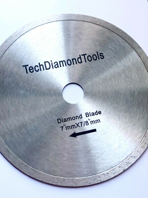 TechDiamondTools 7 inch ( 7'' ) Diamond Continuous Saw Blade