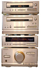 VINTAGE TECHNICS HD301 HI-FI STEREO SYSTEM CD CASSETTE TUNER AMPLIFIER STACK