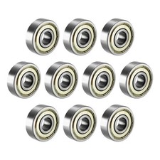 Deep Groove Ball Bearing 628ZZ Double Shield 8mm x 24mm x 8mm Chrome Steel 10Pcs