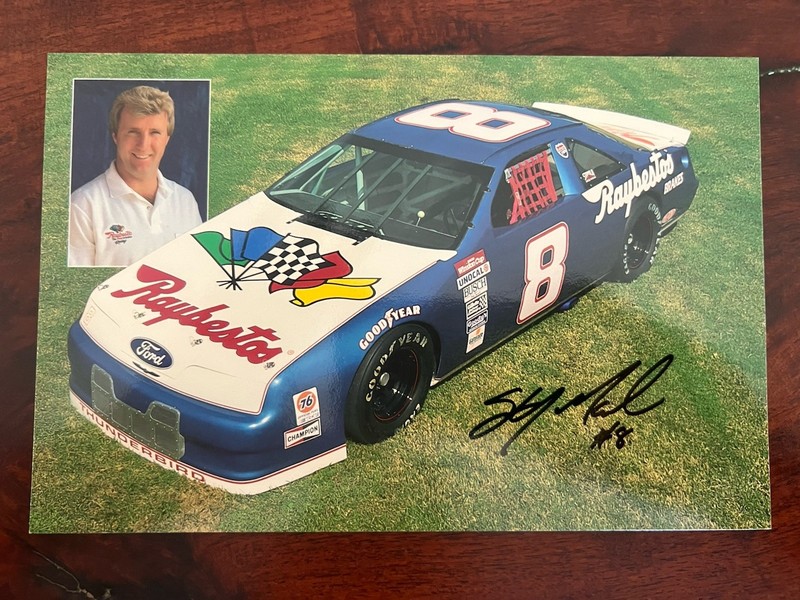 Sterling Marlin NASCAR Signed Autographed 6x8 Raybestos Promo Photo