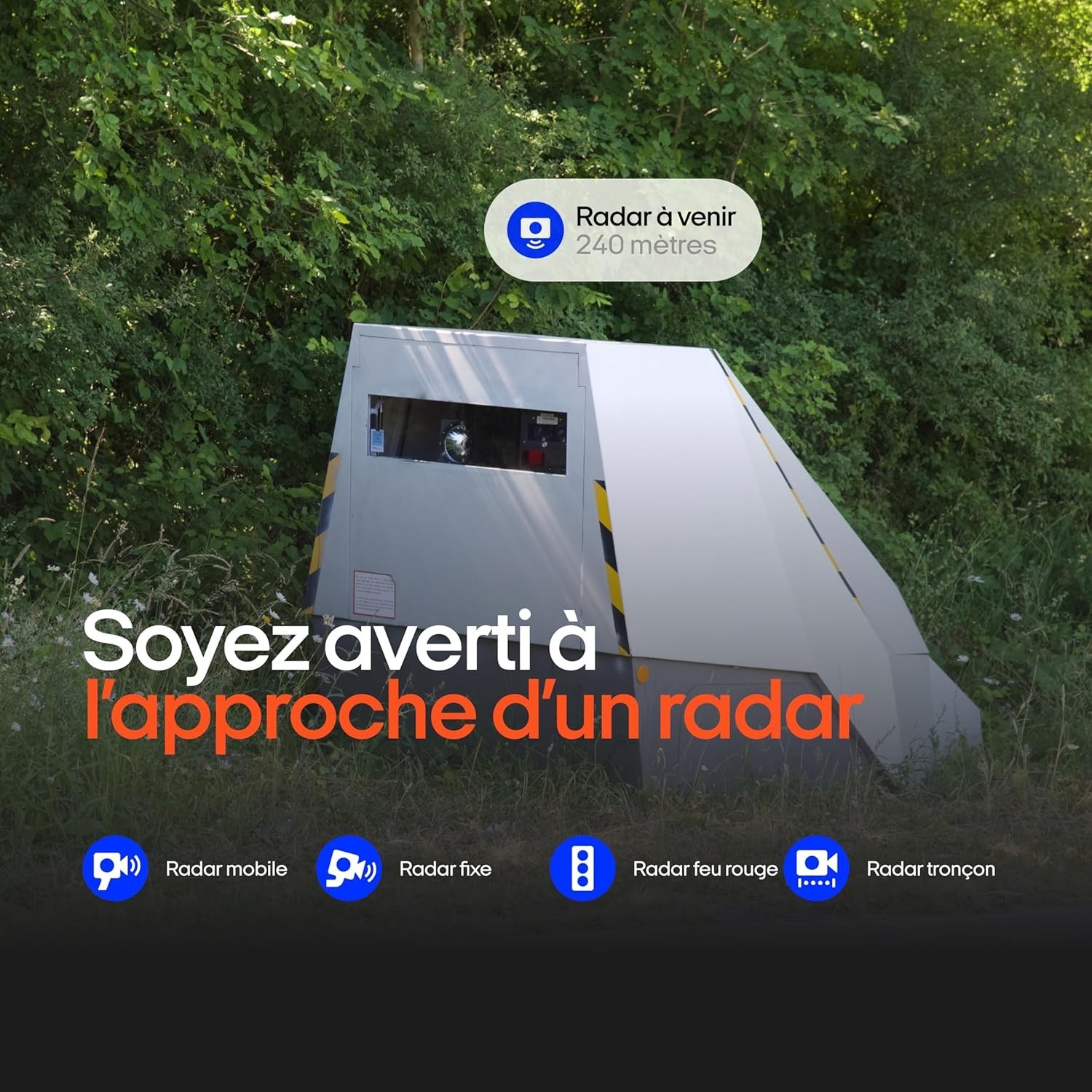 Détecteur de radars et zones de danger OOONO Co-Driver NO2 assistant routier bluetooth