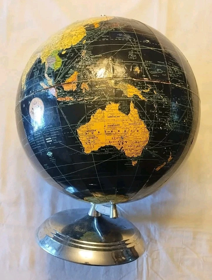 Erdglobus 地球儀 ドイツ製　アンティーク　1940年代　ビンテージ Antique Original 1940-1949 Date Range Antique World Globes