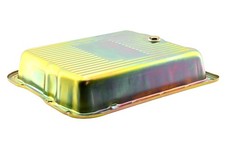 Steel Transmission Pan Fits Gm 700r4 4l60e 4l65e Finned Zinc