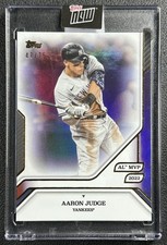 AARON JUDGE 2025 TOPPS MVP COLLECTION BASEBALL #32 PURPLE FOIL 47/75 YANKEES