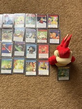 Neopets 2002 Scorchio Plush Stuffed Animal With Tags Plus 34 Cards No Doubles