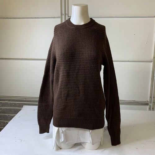 Acogedor suéter texturizado Banana Republic para hombre talla M roble oscuro - Imagen 1 de 6
