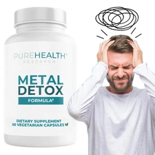 PureHealth Research Metal Detox - R-Alpha-Lipoic Acid,L-Cysteine, Zinc,Vitamin C