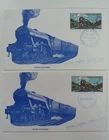 GB FDC 1971 strike mail 2 dates Manchester Express 2/- & 10p Flying Scotsman