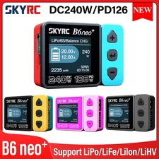 SKYRC B6neo/B6neo+ LiPo Battery Smart Balance Charger DC 200W PD 80W Input