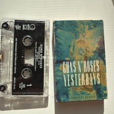 Guns N' Roses Yesterdays Cassette Single 1992 Live Track Geffen Tested