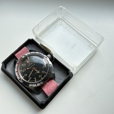 Nos VOSTOK Anfibio 200m NERO 2409 USSR Orologio Sovietico Vintage