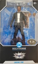 McFarlane Toys DC Multiverse Lucius Fox Platinum Edition 7" Action Figure (Batma