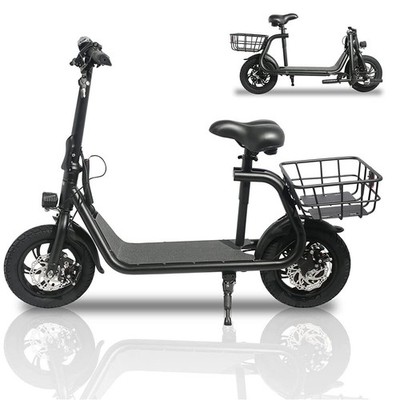 バイク ELECTRIC SCOOTER 450W 36V Folding Sports Electric Scooters Bike E-Scooter with Seat