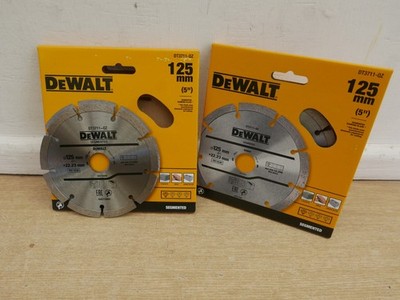 2 X DeWALT DT3711 5'' 125 MM WINKELSCHLEIFER DIAMANTTRENNSCHEIBEN DCG412 DCG405